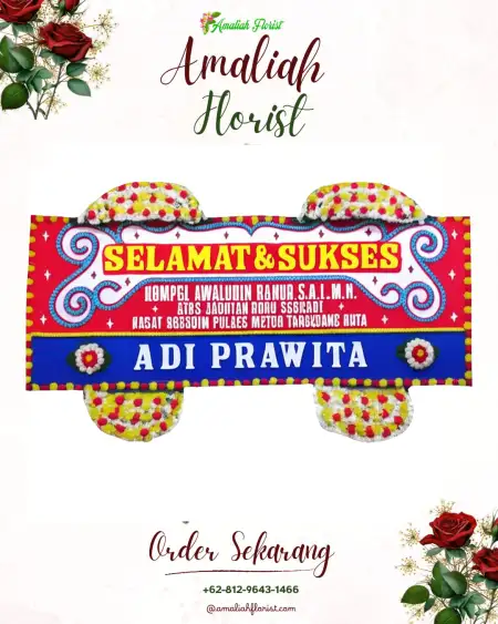 Papan Bunga Ucapan Selamat Sambungan