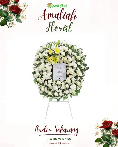 Krans Bunga Duka Sambungan